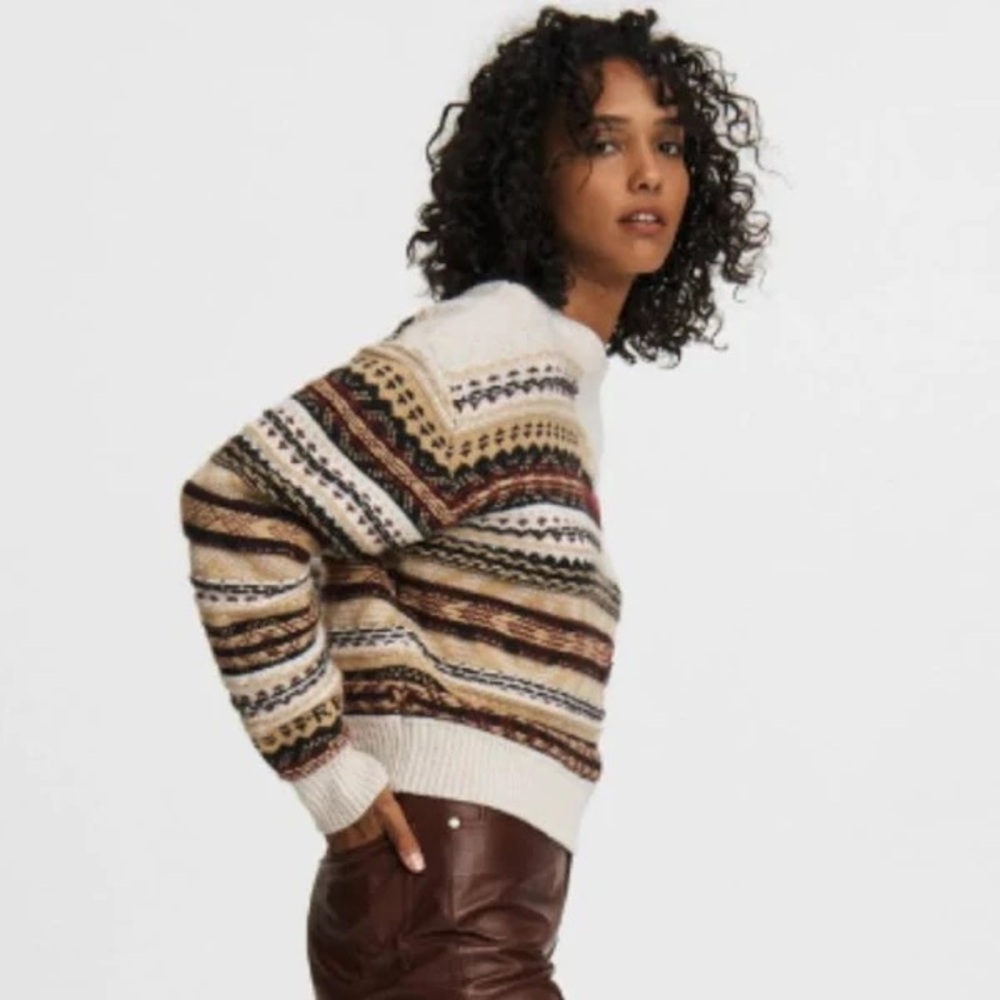 Rag & Bone Annalise crew neck sweater size M